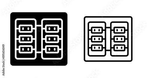 Server Room Vector Icon