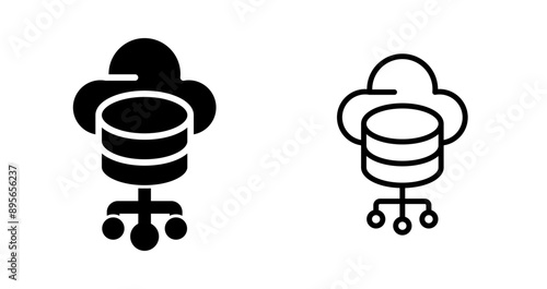 Cloud Storage Vector Icon