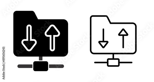 FTP Hosting Vector Icon