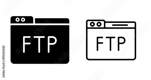 Ftp Vector Icon