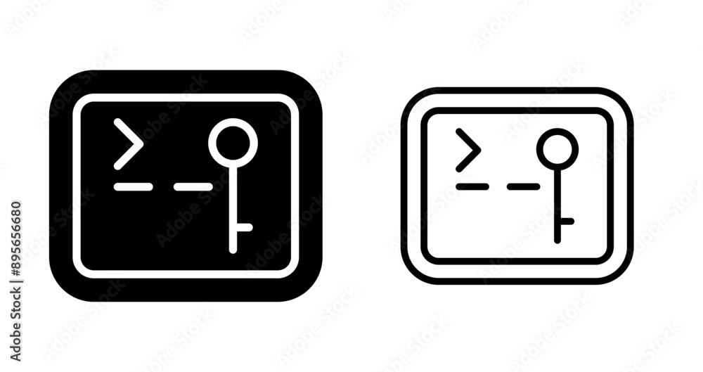 SSH Access Vector Icon SSH Access Vector Icon