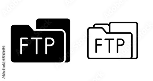 FTP Access Vector Icon