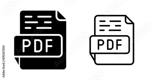 PDF Vector Icon