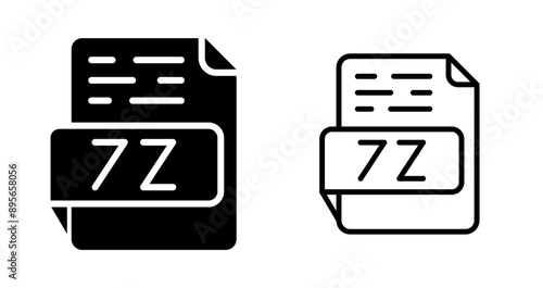7Z Vector Icon