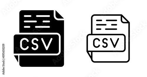 CSV Vector Icon