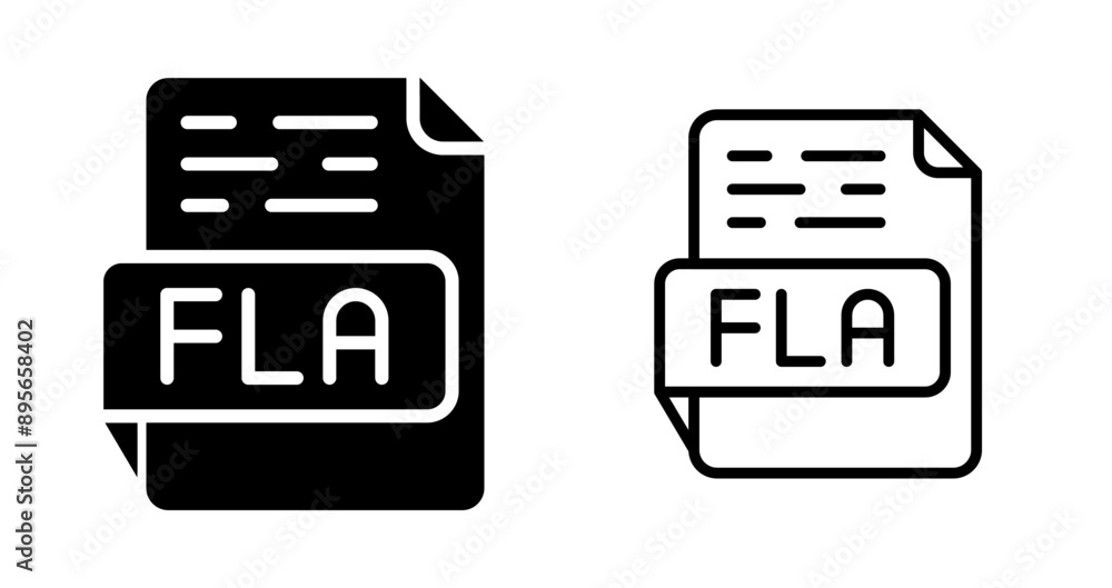 FLA Vector Icon FLA Vector Icon