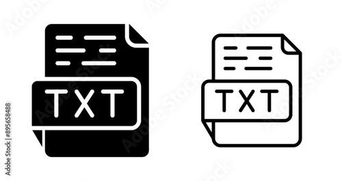 TXT Vector Icon