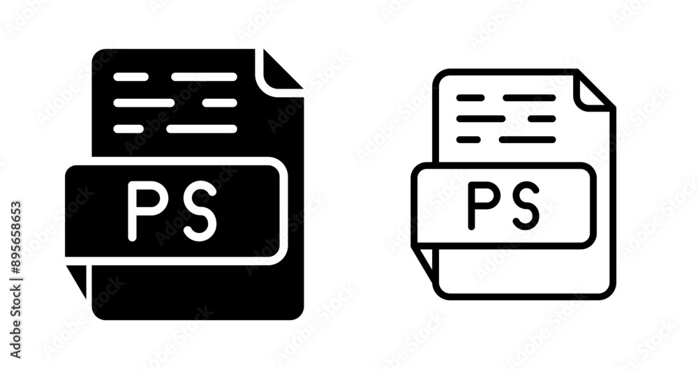 PS Vector Icon PS Vector Icon
