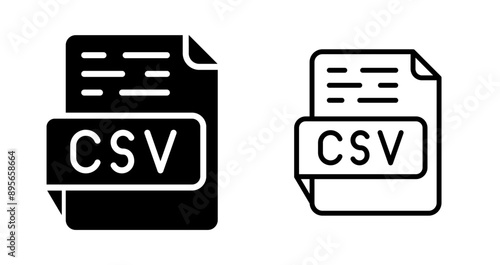 CSV Vector Icon