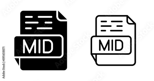 MID Vector Icon