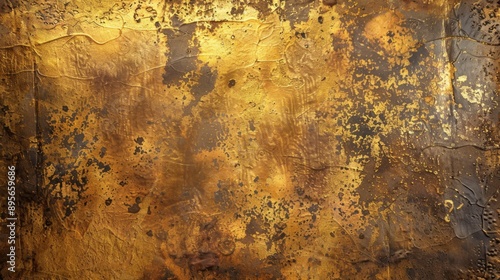 Rustic Gold Texture Background for Vintage and Retro Presentation