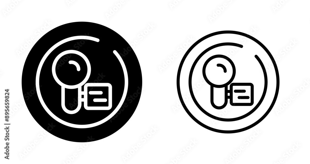 Video Camera Circle Vector Icon Video Camera Circle Vector Icon