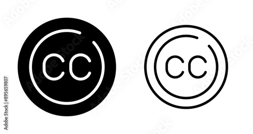 Subtitles Circle Vector Icon