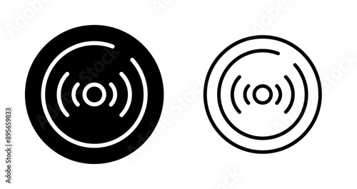 Live Streaming Circle Vector Icon