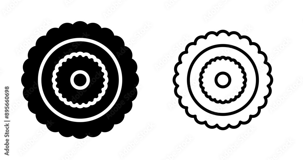 Biscuit Vector Icon Biscuit Vector Icon