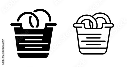 Onion Rings Vector Icon