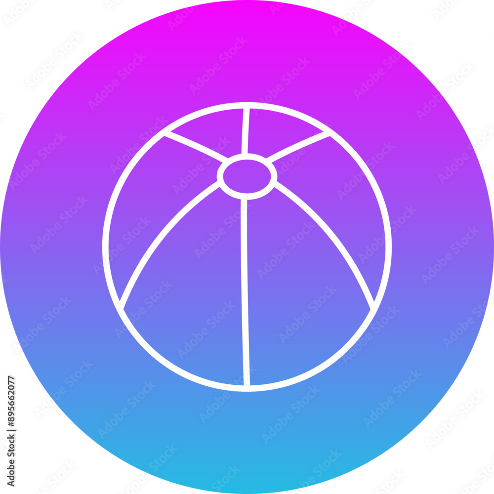 Beach ball Icon Beach ball Icon