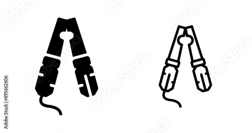 Cable Clamp Vector Icon