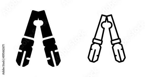 Foto Cable Crimper Vector Icon