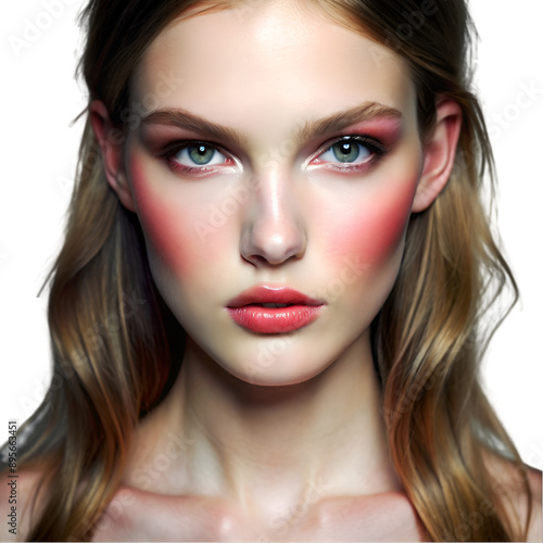 Wallpaper Mural portrait of a woman with makeup Torontodigital.ca