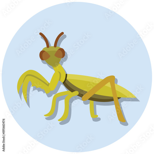 Praying Mantis Icon