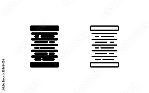 Center Alignment Vector Icon