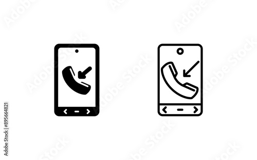 Incoming Call Vector Icon