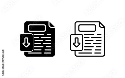 Download File Vector Icon