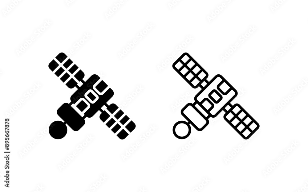 Satellite Vector Icon Satellite Vector Icon