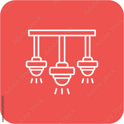 Ceiling lamp Icon