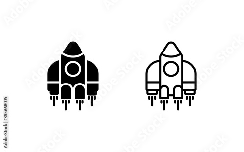Spaceship Vector Icon