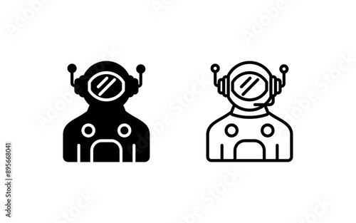 Astronaut Vector Icon