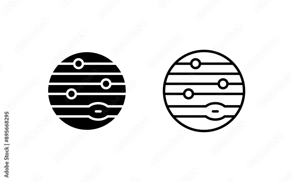 Jupiter Vector Icon Jupiter Vector Icon