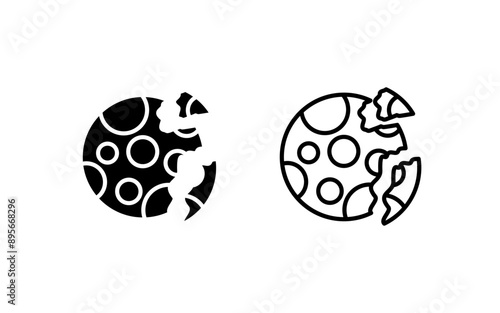 Destroyed Vector Icon
