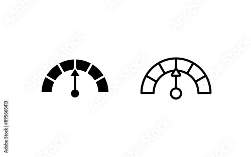 Gauge Vector Icon