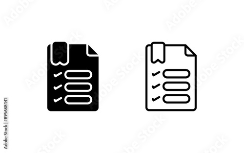 List Vector Icon