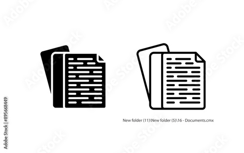 Documents Vector Icon