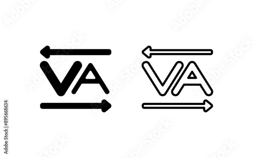 Kerning Vector Icon