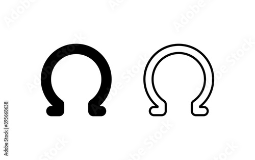 Omega Vector Icon