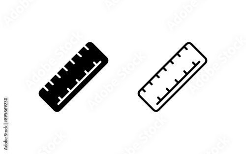 Ruler Vector Icon