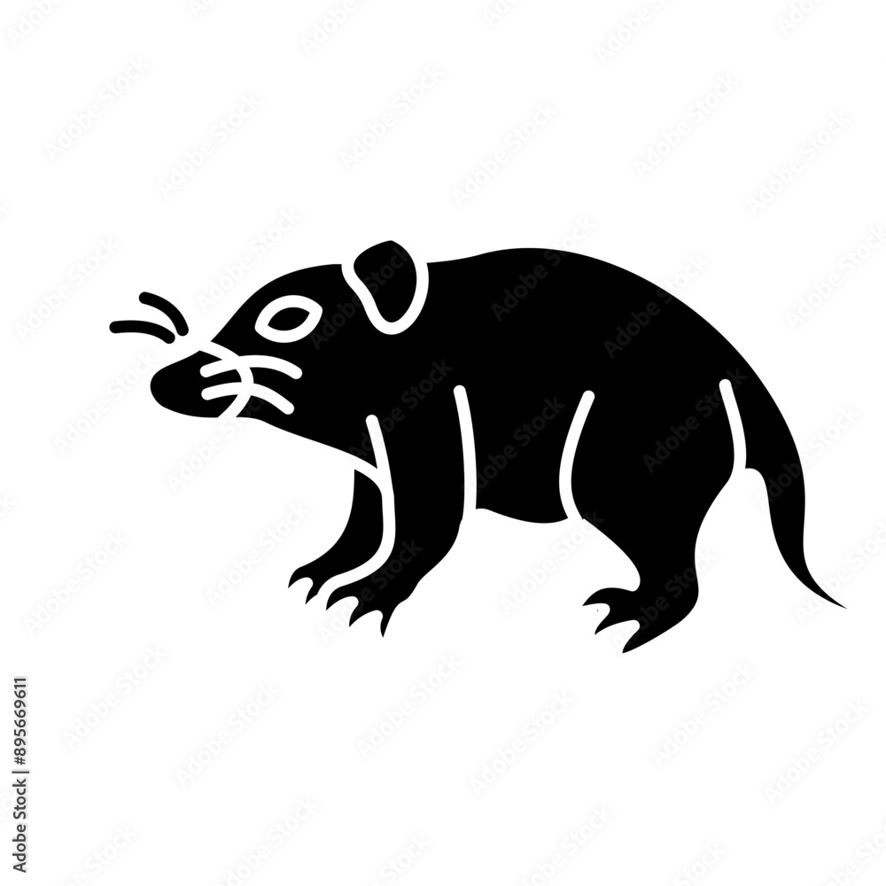 Obraz premium Tasmanian Devil Icon