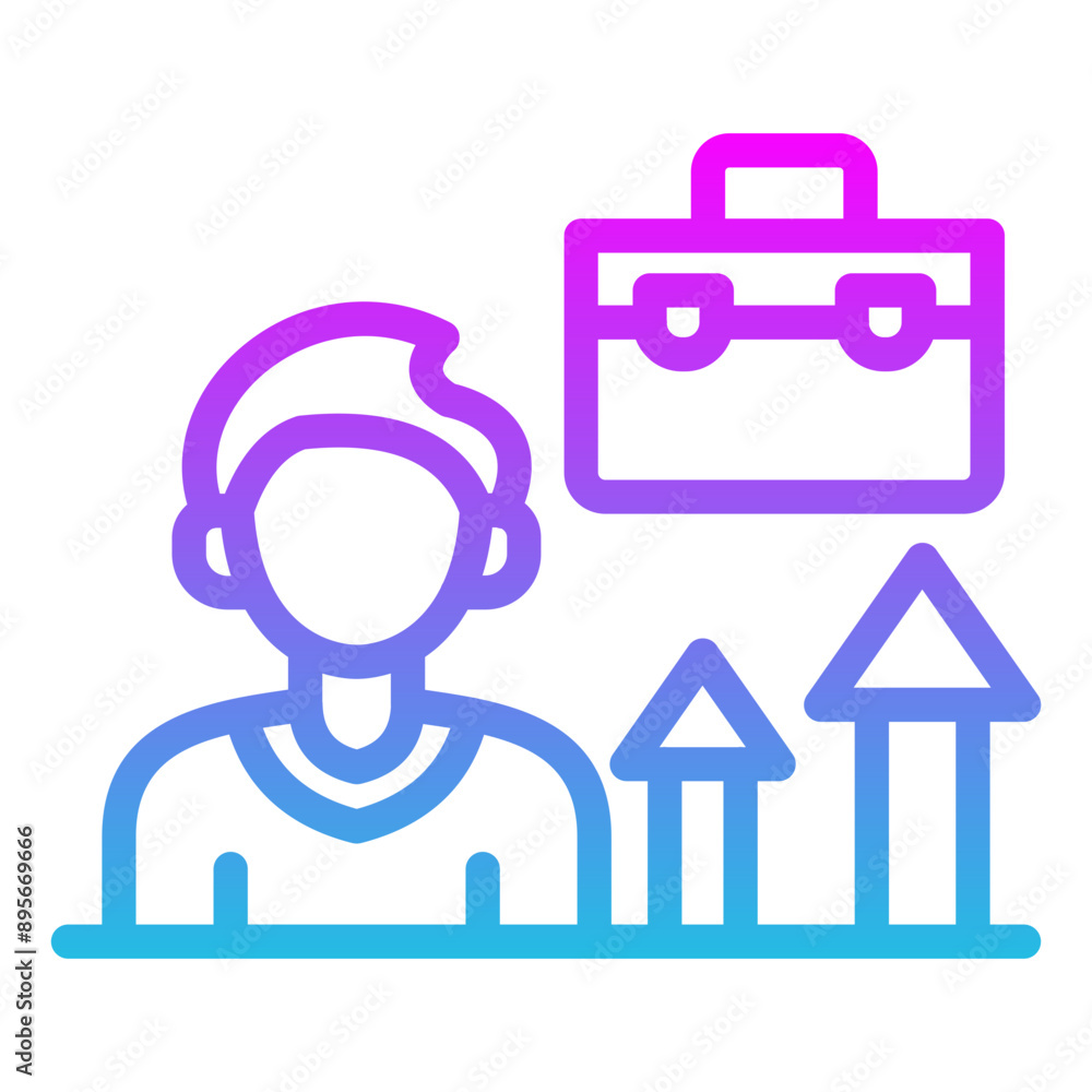 Job promotion Icon Job promotion Icon