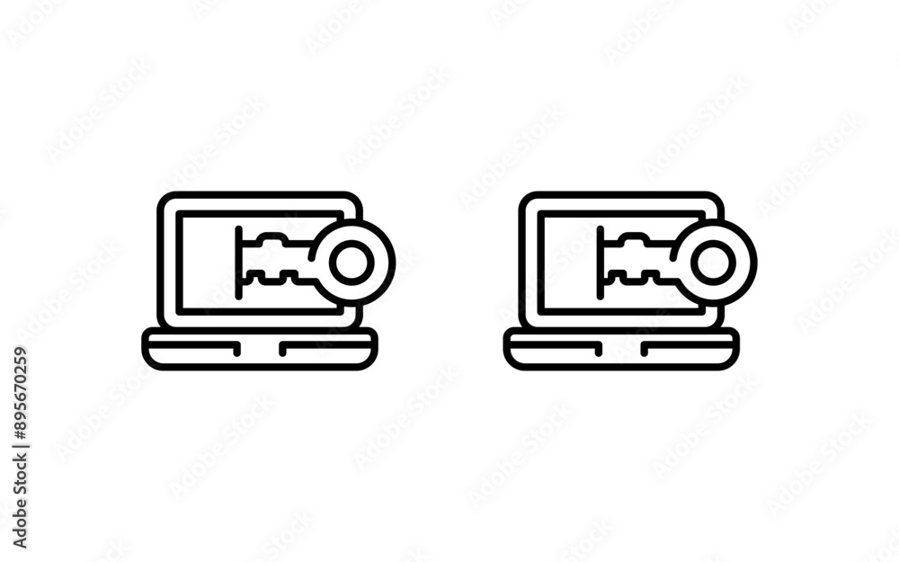 Laptop Vector Icon Laptop Vector Icon