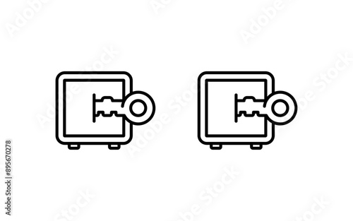 Safe Vector Icon
