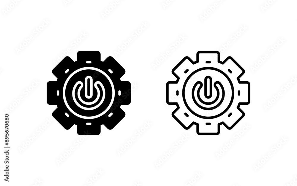 Power Button Vector Icon Power Button Vector Icon