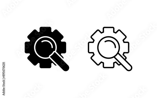 Magnifying Vector Icon