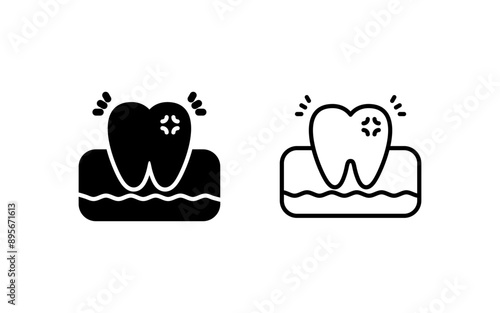 Toothache Vector Icon