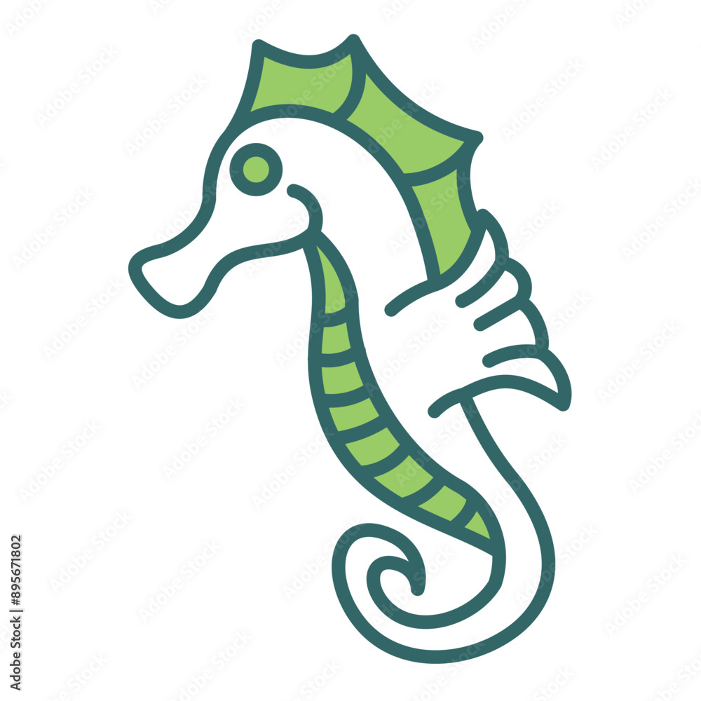 Fototapeta premium Seahorse Icon