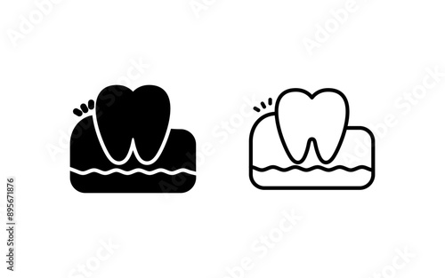 Swollen Vector Icon