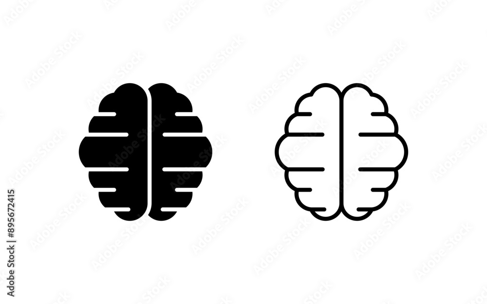 Brain Vector Icon Brain Vector Icon